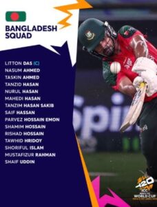 Bangladesh T20 World Cup 2026 Squad – Full Team List, Player Analysis & Tournament Preview