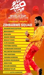 Zimbabwe Announces Squad for ICC Men’s T20 World Cup 2026 — Full Team Breakdown & Deep Analysis